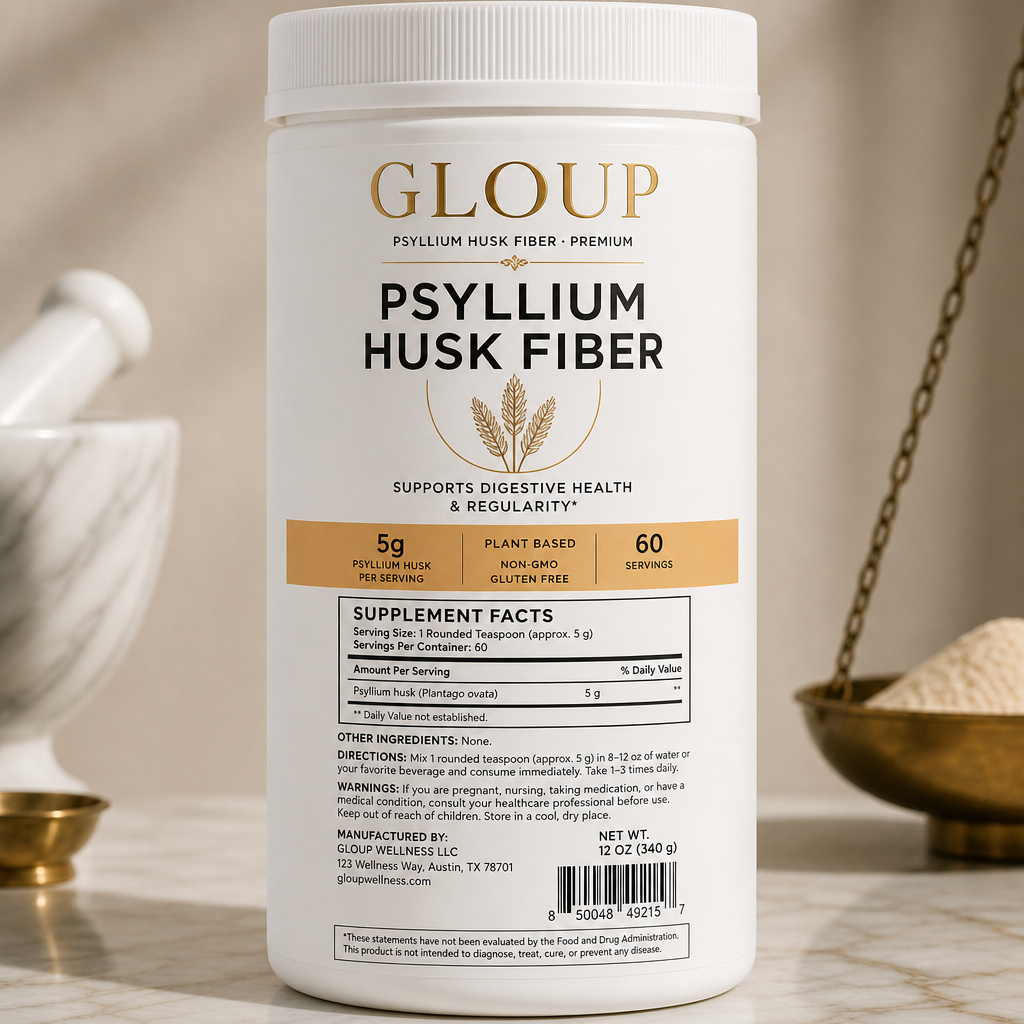 Psyllium Husk Fiber - Label detail view