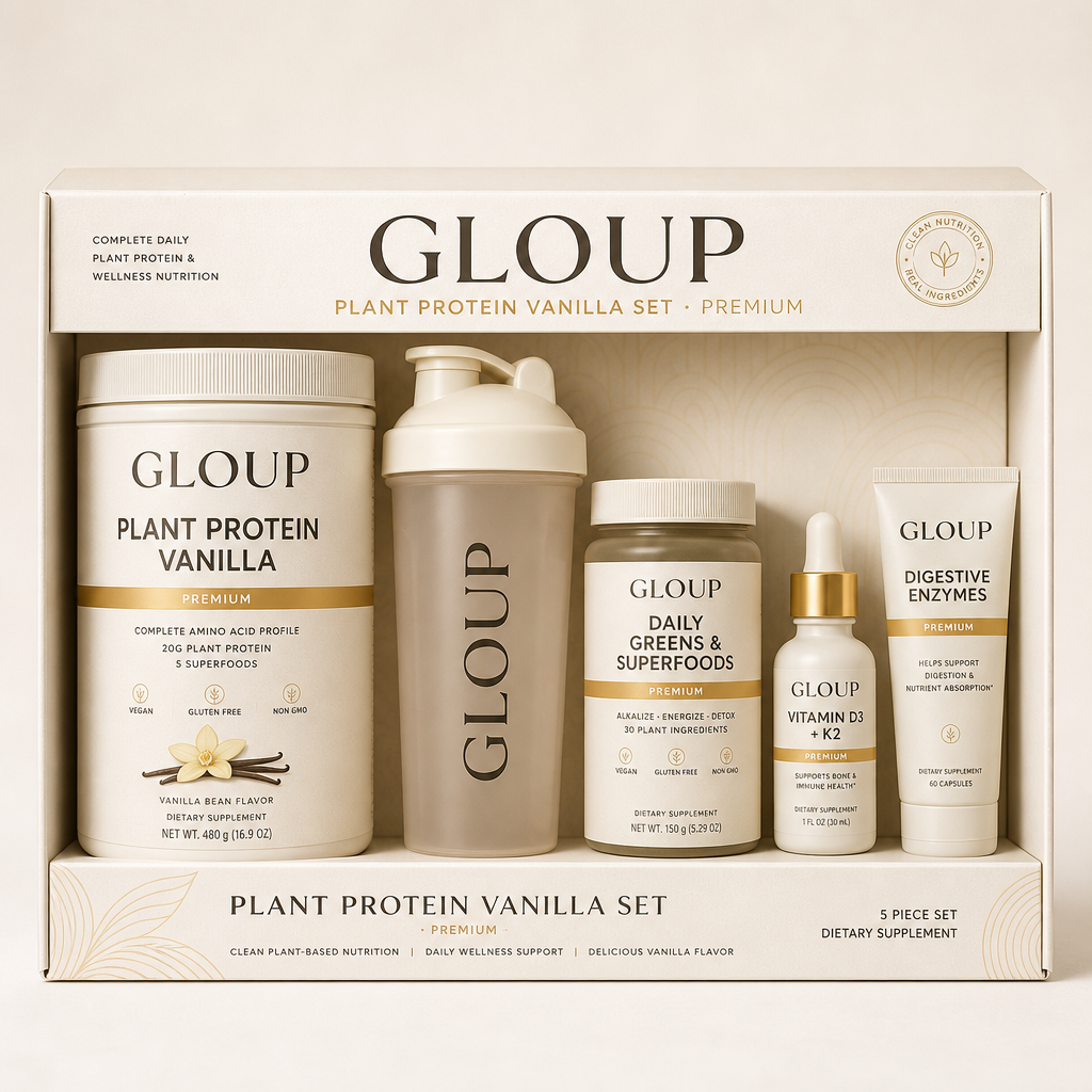 Plant Protein Vanilla Set